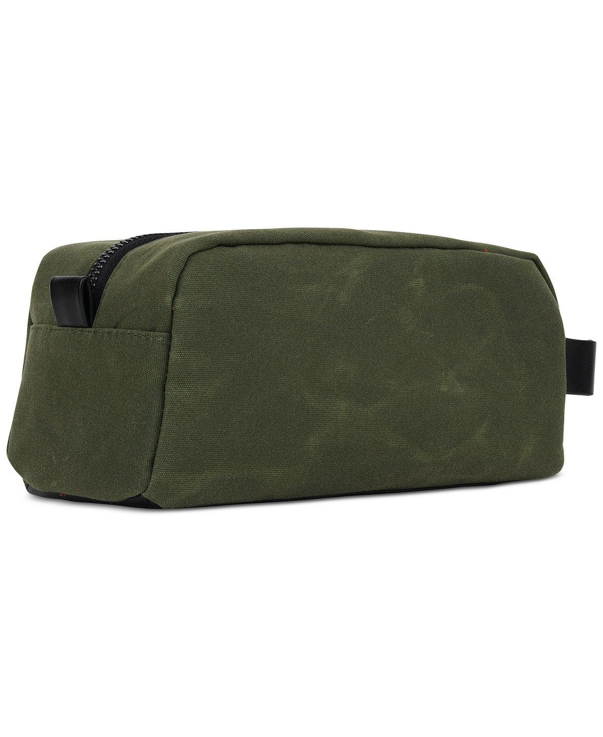 Bespoke Waxed Cotton Compact Shave Kit Olive