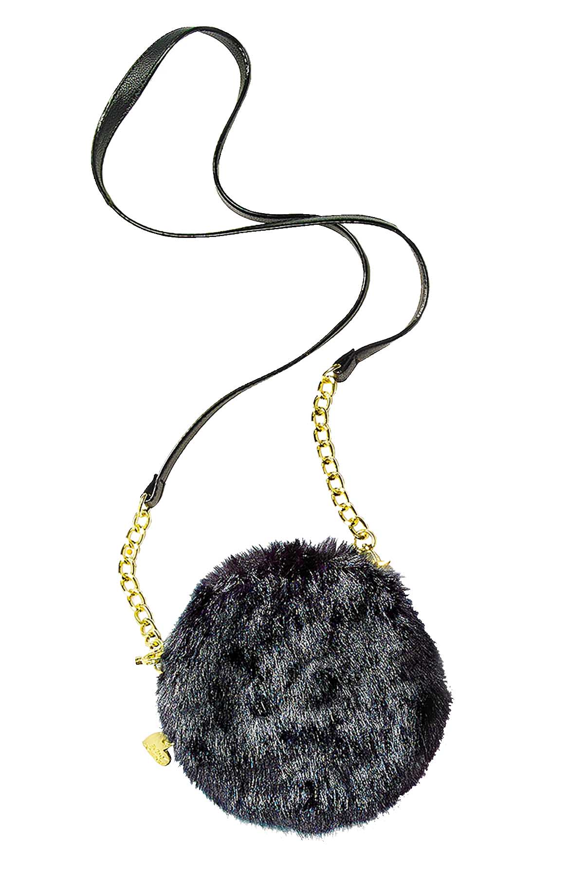 Betsey Johnson Black Canteen Crossbody Bag