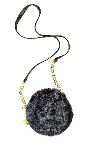 Betsey Johnson Black Canteen Crossbody Bag