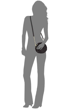 Betsey Johnson Black Canteen Crossbody Bag thumbnail 2
