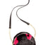 Betsey Johnson Black/Fuschia Canteen Crossbody Bag