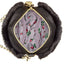Betsey Johnson Black/Fuschia Canteen Crossbody Bag
