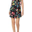 Betsey Johnson Black/Multicolor Floral Print Chemise