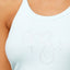 Betsey Johnson Blue Rib/Lace MRS Bridal Tank Top