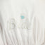 Betsey Johnson Cream-White Satin Bridal Robe