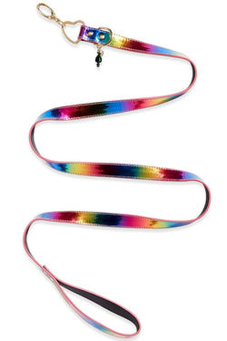 Betsey Johnson Metallic-Rainbow Dog Leash thumbnail 2