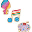 Betsey Johnson Multi-Color 3-Pc. Trolls Enamel Pin Set