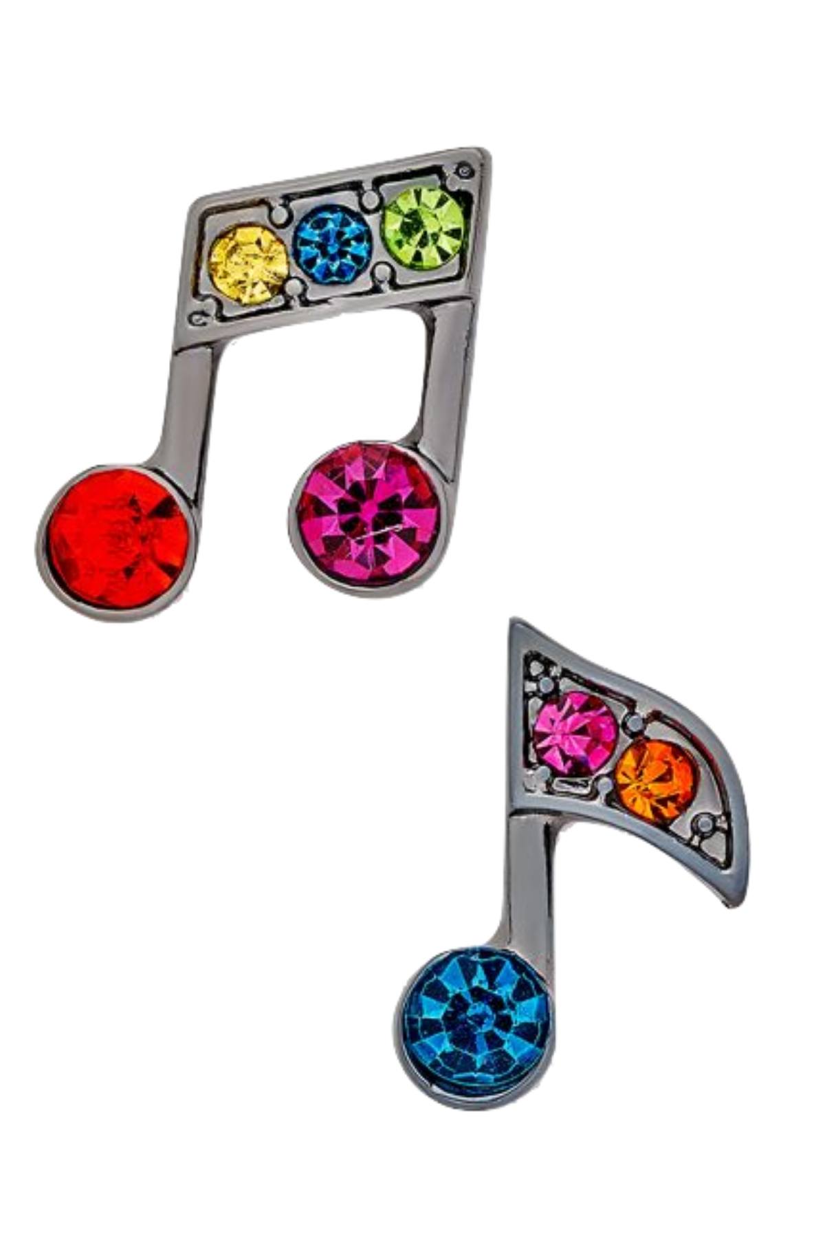 Betsey Johnson Multi-Color Stud Earring Set of 3