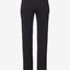 Betsey Johnson Printed Lace-trim Pajama Pants Black Ivory dot