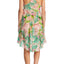 Betsey Johnson Tropical-Print Chiffon Ruffled Nightgown