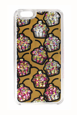 Betsey Johnson xox Trolls Glitter Cupcake iPhone Case thumbnail 1