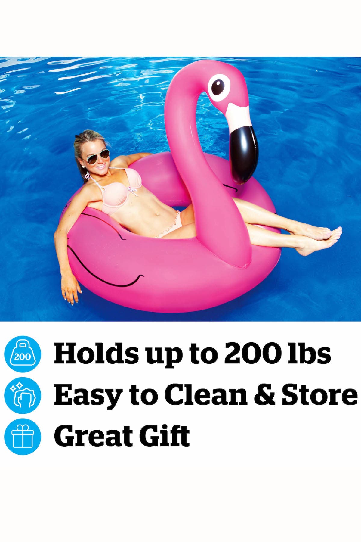 BigMouth Inc. Pink Flamingo Giant Pool Float