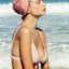 Billabong Barely Blush Tanlines Fixed Triangle Bikini Top