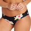 Billabong Black Floral Dawn Lowrider Bikini Bottom