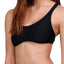 Billabong Black Tanlines Crop Tank Bikini Top