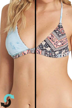 Billabong Blissed Out Reversible Fixed Tri Bikini Top thumbnail 1