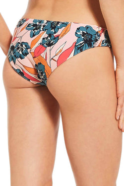 Billabong Coastal Luv Lowrider Bikini Bottom in Blush thumbnail 3