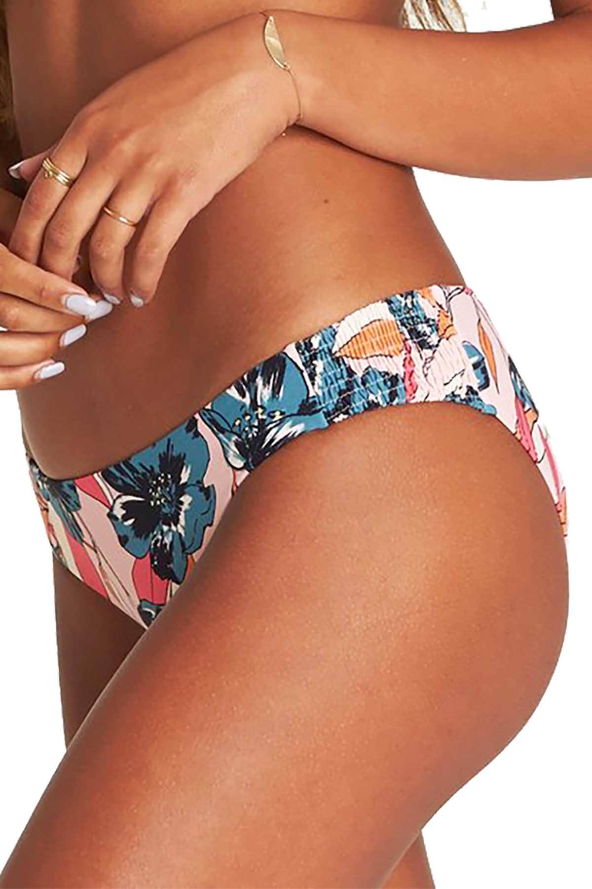 Billabong Coastal Luv Lowrider Bikini Bottom in Blush