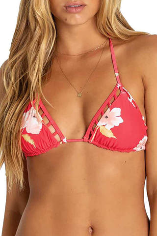 Billabong Geramium Floral Dawn Triangle Bikini Top