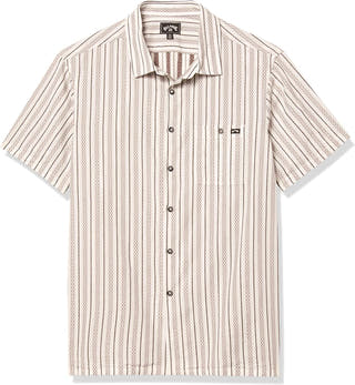 Billabong Men's Sundays Jacquard Short Sleeve Woven Shirt