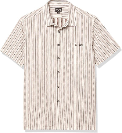 Billabong Men's Sundays Jacquard Short Sleeve Woven Shirt