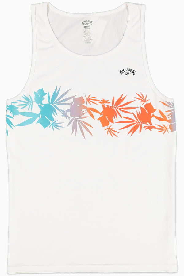 Billabong Mens Spinner White Tanktop