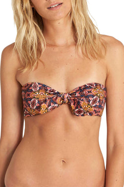 Billabong Sun Tribe Knot Me Bandeau Bikini Top thumbnail 1
