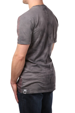 Black Hearts Brigade Grey Wavelength V-Neck Tee thumbnail 2