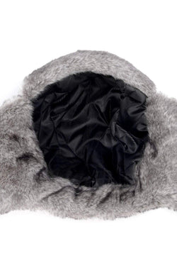Black Unisex Trooper Trapper Hat/Mask thumbnail 3