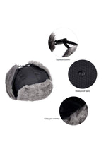 Black Unisex Trooper Trapper Hat/Mask
