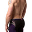 Black & Purple Bamboo Boxer