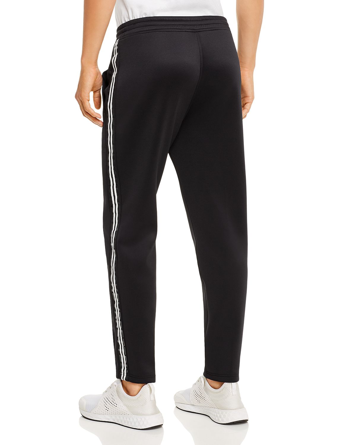 Blackbarrett By Neil Barrett Side Stripe Sweatpants Black