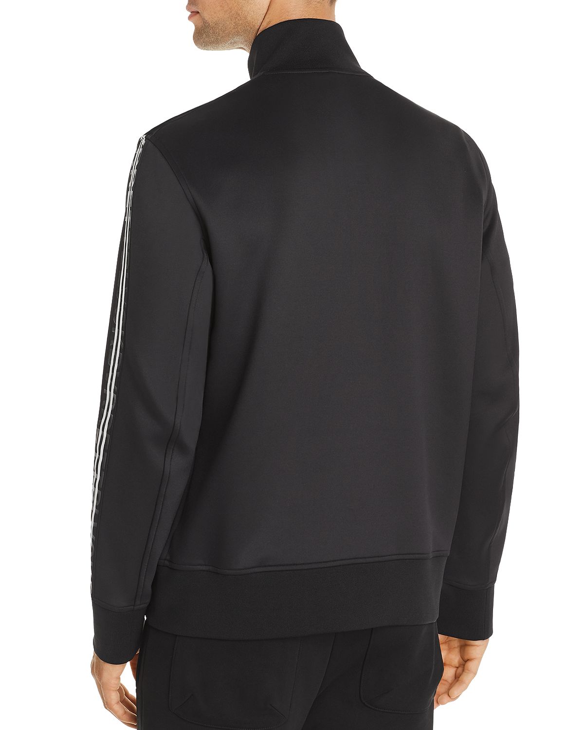 Blackbarrett By Neil Barrett Track Jacket Black/White