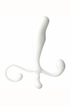 Blue Line White 5in Male P-Spot Massager thumbnail 1