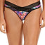 Body Glove Multicolor Lola Butterfly-Print Mesh-Trim Cheeky Bikini Bottom