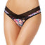Body Glove Multicolor Lola Butterfly-Print Mesh-Trim Cheeky Bikini Bottom