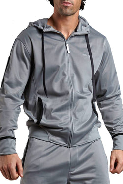 Body Tech Grey/Black Zip Hoodie thumbnail 1