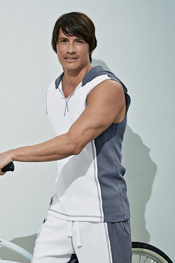 Body Tech White And Blue Shirt thumbnail 1