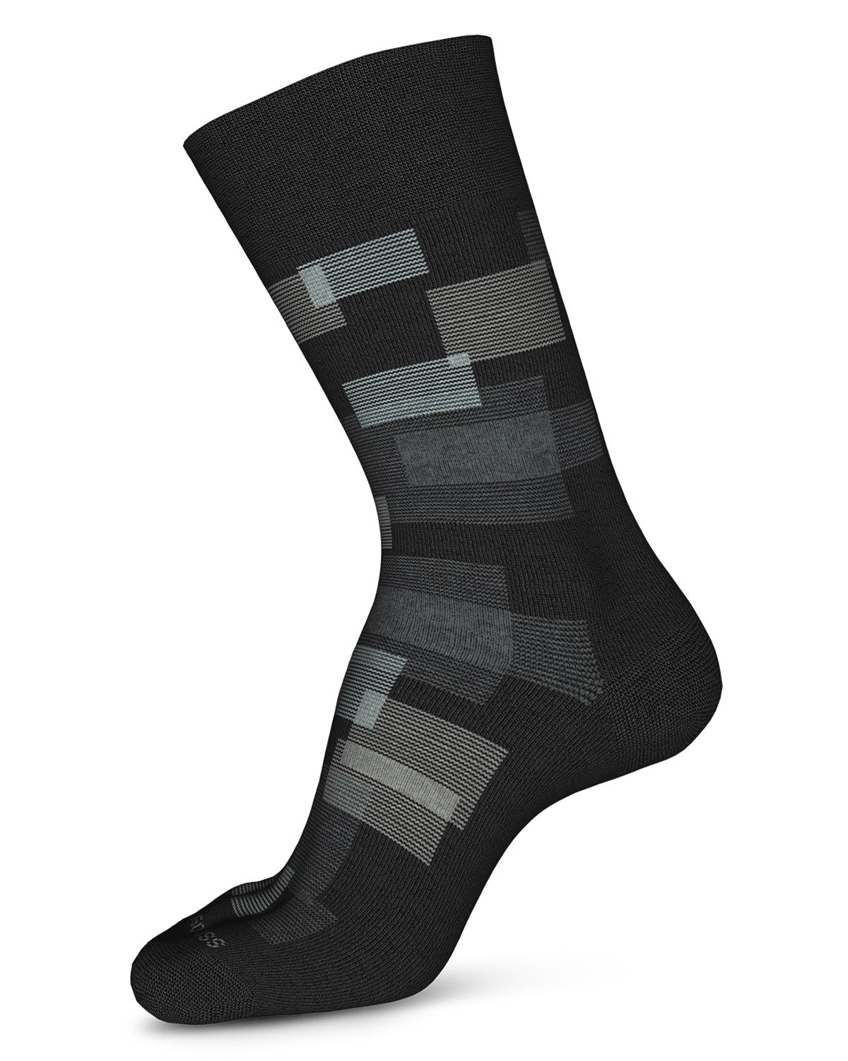 Boss Abstract Geometric Socks Black
