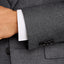 Boss Huge Flannel Slim Fit Suit Jacket Gray