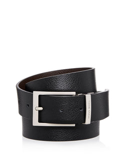 Boss Hugo Boss Reming Reversible Leather Belt Black thumbnail 1