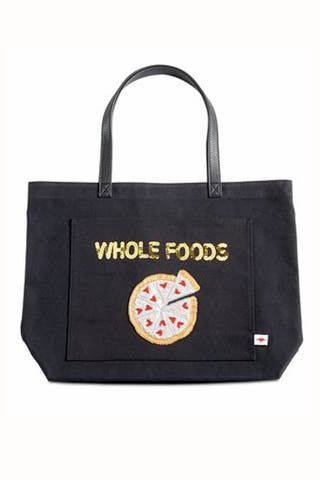 Bow & Drape Black XL Whole Foods Tote