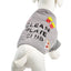 Bow & Drape Heather Grey Clean Plate Club Dog Sweatshirt