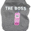 Bow & Drape Heather Grey The Boss Dog Sweatshirt