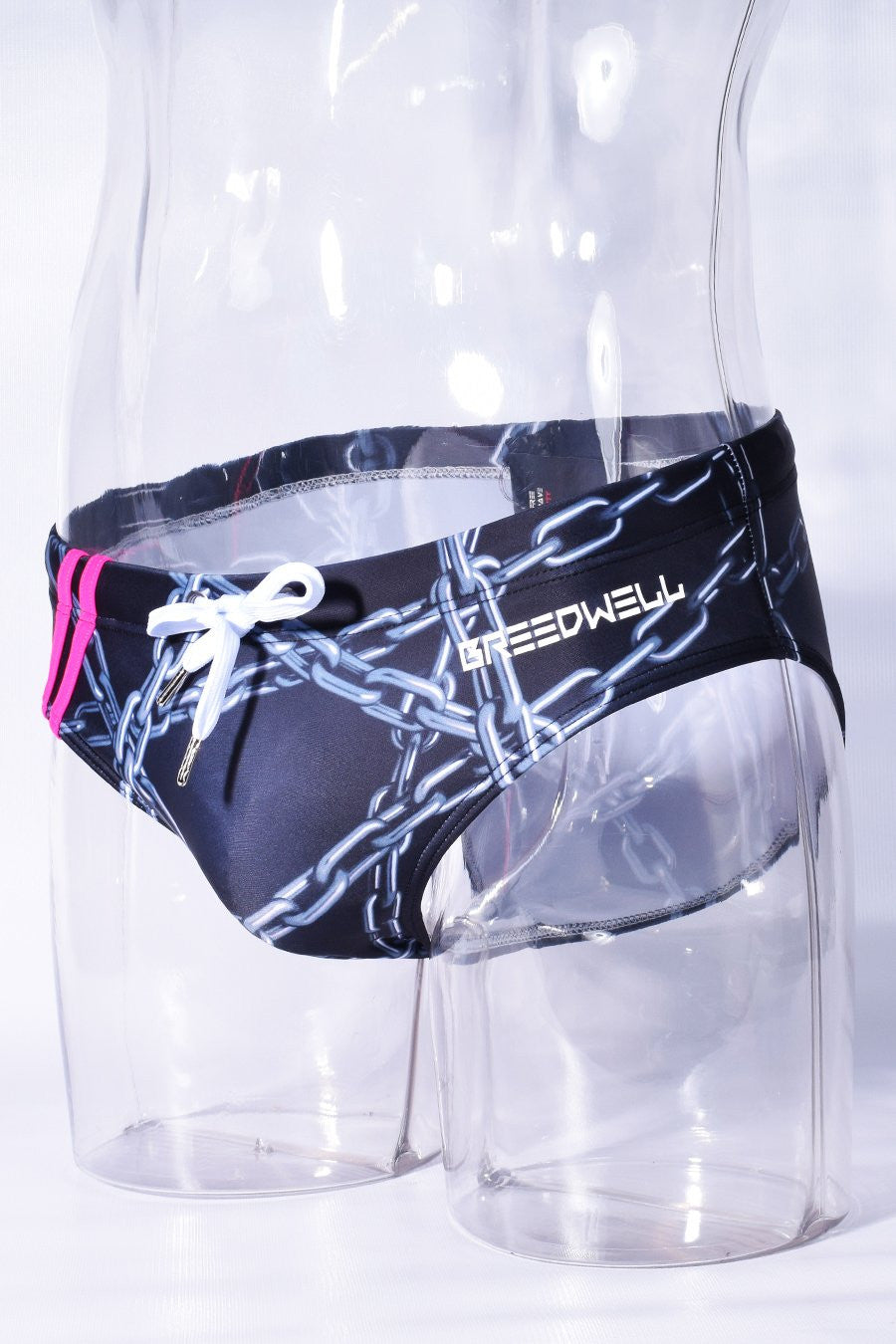 Breedwell Black Chain Link Swim Brief