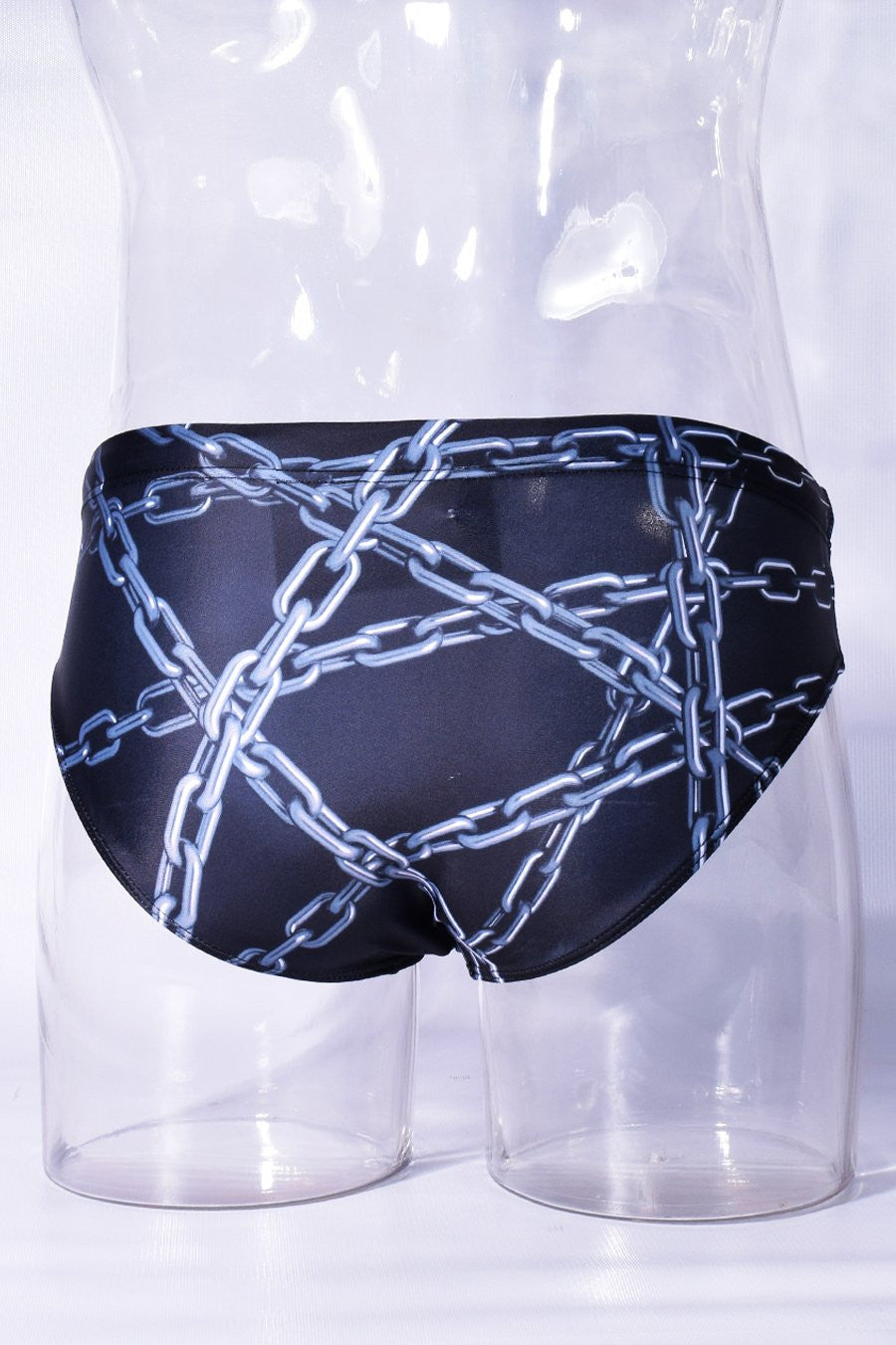 Breedwell Black Chain Link Swim Brief