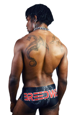 Breedwell Black Chains Swim Brief thumbnail 3