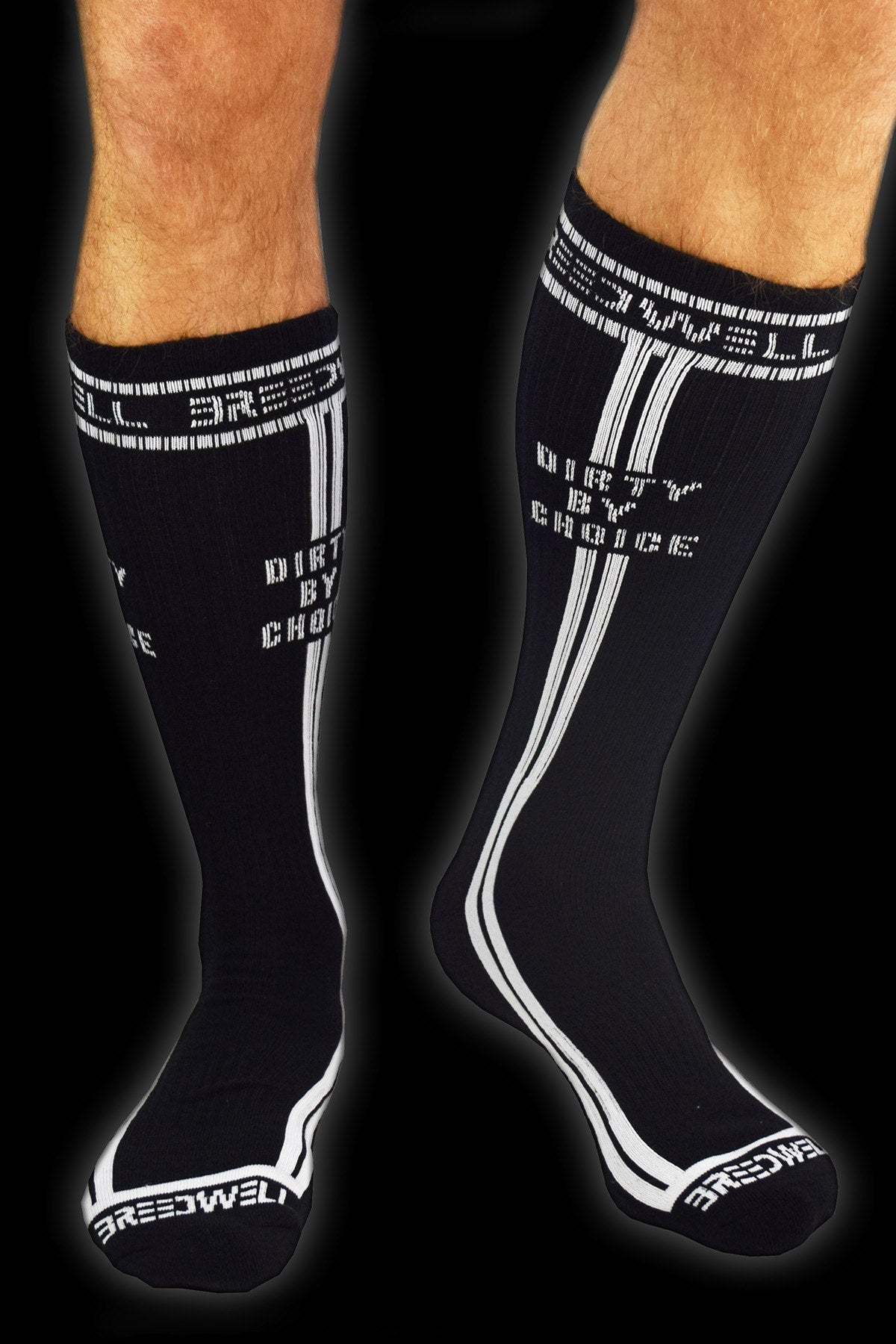 Breedwell Black 'Dirty by Choice' Socks