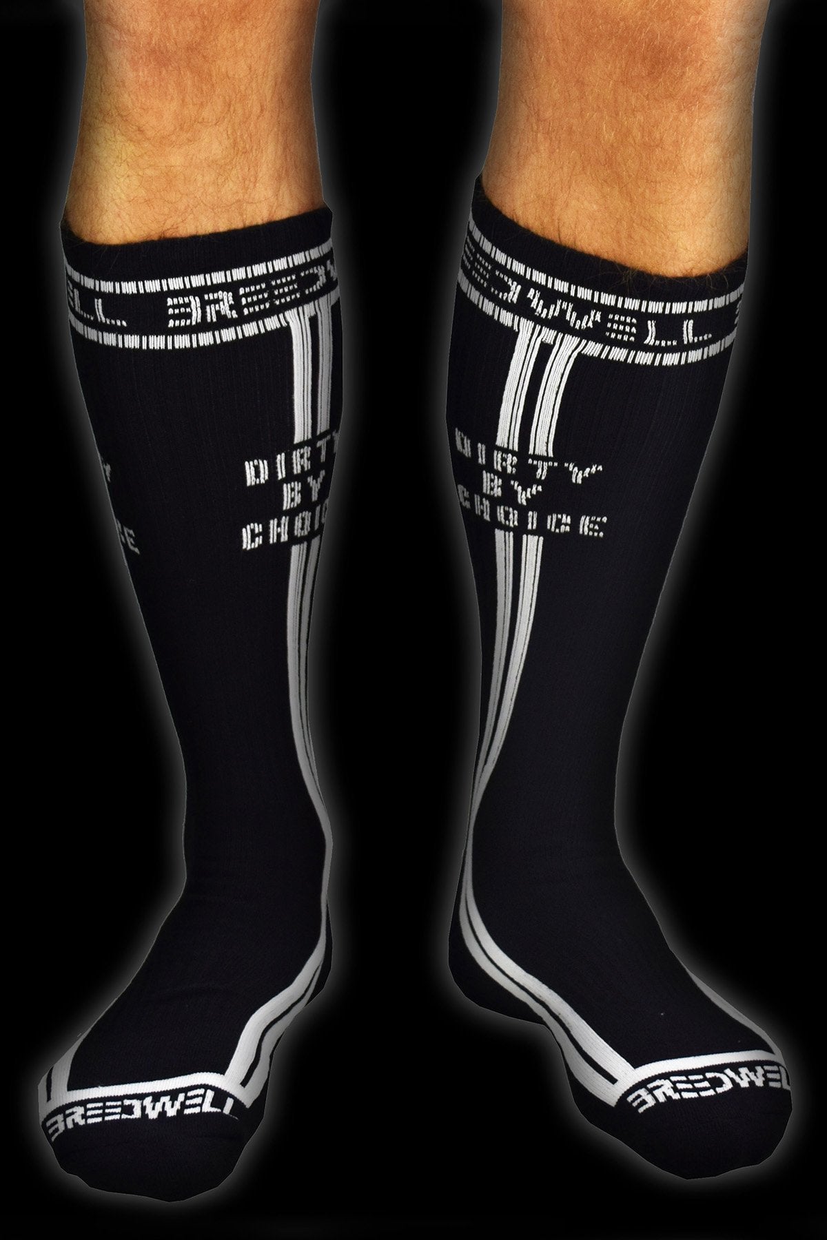 Breedwell Black 'Dirty by Choice' Socks