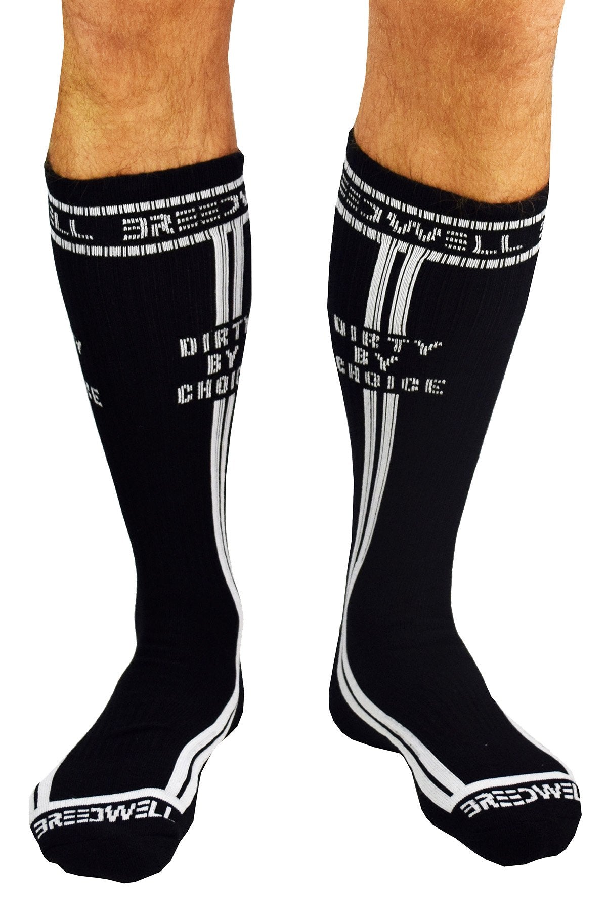 Breedwell Black 'Dirty by Choice' Socks